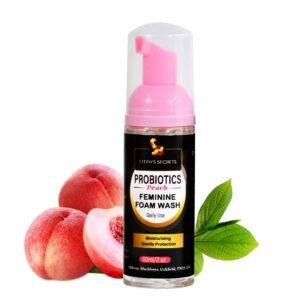 Peach Feminine Foam Wash.